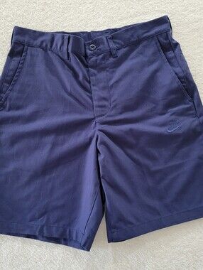 Nike Shorts Men's 30 x8" Medium Blue Chino Preppy Above the Knee Standard NWT